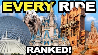 Every Ride at Walt Disney World RANKED [upl. by Esirehs926]