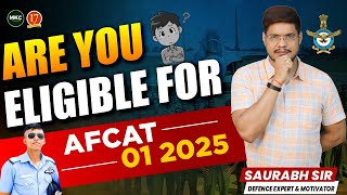 Are You Eligible for AFCAT 1 2025  AFCAT 1 2025 Eligibility Criteria  AFCAT 2025 Exam Preparation [upl. by Anabal]