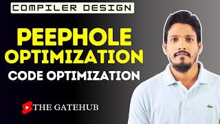 Peephole Optimization in Compiler Design  Machine Dependent Code Optimization [upl. by Caril]