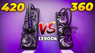 420mm vs 360mm AIO  Welcome to the NEW ERA or BEST COOLERS [upl. by Norehs]