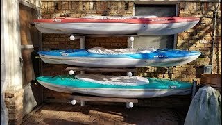 You Can Build the Best Kayak Storage Rack  Cheap amp Easy [upl. by Feldman]