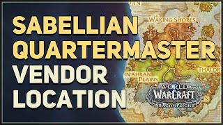 Sabellian Quartermaster Location WoW [upl. by Lletram]