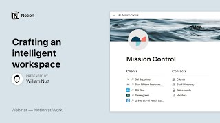 Notion at Work Crafting an Intelligent Workspace [upl. by Nihhi533]