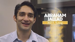 Day in the Life Abraham Jallad MFA Actor [upl. by Bensky927]