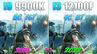 i3 12100F vs i9 9900K  4 Years Difference [upl. by Anneirb]