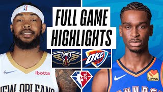 PELICANS at THUNDER  FULL GAME HIGHLIGHTS  December 15 2021 [upl. by Siahc]