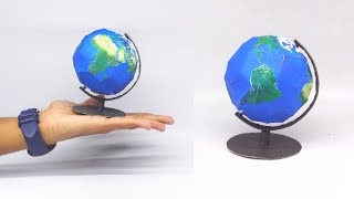 how to make a globe with paper  paper globe  paper earth  how to make earth  paper earth model [upl. by Huskey]