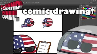 Poleing Data  Countryballs Comic Drawing by koleye [upl. by Nonac]