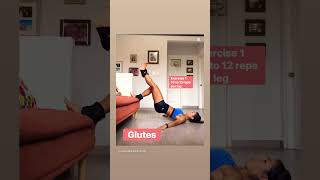 Glutes workout at home traininggluteusmaximusunderbutthomeworkoutsfitfitnesstrainedmuscles [upl. by Hserus]