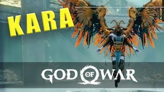 God Of War Kara Boss Fight  How to beat the Valkyrie Kara [upl. by Neleh114]