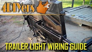 How to Wire Trailer Lights Made Easy [upl. by Oivalf]