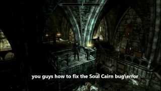 The Elders Scroll V Skyrim Soul Cairn Bugfix [upl. by Nyllewell746]