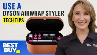 Using a Dyson Airwrap Styler  Tech Tips from Best Buy [upl. by Amethyst]