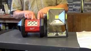 Milwaukee M18 236120 LED Flood Light review [upl. by Bergren247]