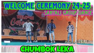 CHUMBOK LEKA Santali stage program dance  SSIT POLYTECHNIC KARANJIA Welcome ceremony 202425 [upl. by Niledam]