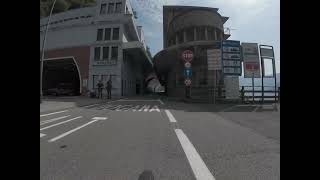 Cycling Across the Swiss  Italian Border Near Lugano [upl. by Banks371]