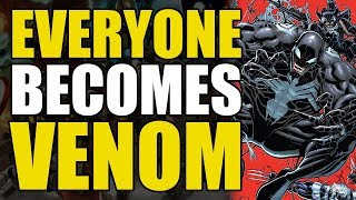 Everyone Becomes Venom Marvel Comics Venomverse [upl. by Kcired]