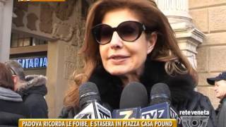 10022015  PADOVA RICORDA LE FOIBE E STASERA IN PIAZZA CASA POUND [upl. by Raines487]