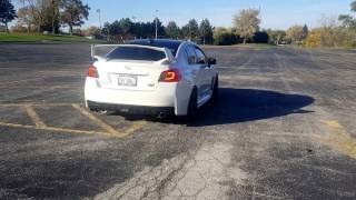 2016 Subaru WRX STi Catless Turbo Back Exhaust [upl. by Jacquet]