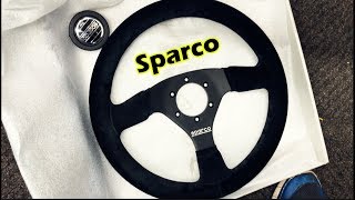 Quick Release Steering Wheel Install Sparco [upl. by Kcirdnek]