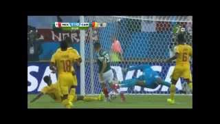 Gol de Oribe Peralta vs Camerún  Narración de Martinoli  Brasil 2014 [upl. by Aninad]