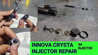 HOW TO REPAIR DENSO G4 INJECTOR  INNOVA CRYSTA INJECTOR REPAIR  INNOVA CRYSTA MISSING PROBLEM [upl. by Yreffoeg830]