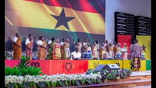 GHANA NATIONAL ANTHEM ALL 3 STANZAS Composed by Phillip Gbeho [upl. by Nytram]