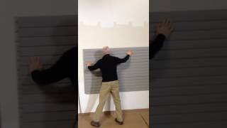 storeWALL slatwall install [upl. by Nysa]