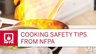 Cooking Safety Tips from NFPA [upl. by Royd]