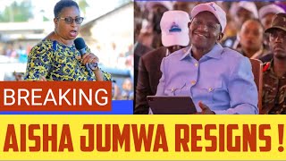 CRISIS WORSEN  Aisha Jumwa ANNOUNCE STRANGE UDA RESIGNATION  DUMP Ruto URGENTLY For Raila In 2027 [upl. by Bertasi]