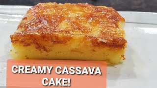 How To Make Creamy Cassava CakePangNegosyo My Simple amp First Time Homemade Cassava Cake Recipe [upl. by Kordula9]