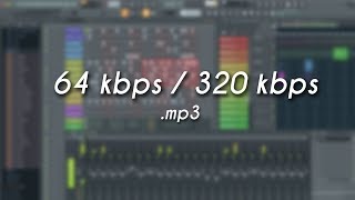 Does the audio quality matter 64kbps  320 kbps [upl. by Malinin]