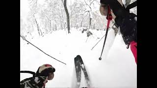 JBThreecom Snow Skiing Rusutsu 2024  JB3 POV Powder Tree Skiing “ShellB3” [upl. by Dickson403]