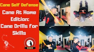 Cane Self Defense Cane At Home Drills for Skills [upl. by Elden]