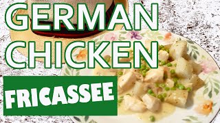 German Chicken Fricassee Recipe Hühnerfrikassee HOW TO MAKE THE TASTIEST GERMAN CHICKEN FRICASSEE [upl. by Ollecram578]