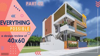 40X60 Feet  2400 sqft Luxurious House Plan with Terrace Swimming Pool  Part02  ID118 [upl. by Constance]