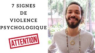 7 signes de violence psychologique dans le couple [upl. by Jedthus880]