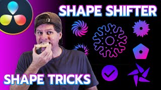 CRAZY Shape Shifter  EASY Shapes  Masking amp MORE  Davinci Resolve Tutorial  Fusion [upl. by Ikey856]