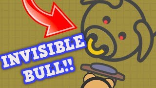 MOOMOOIO INVISIBLE BLACK BULL GLITCH  Trolling amp Funny Moments Moomooio Update [upl. by Ellerd]