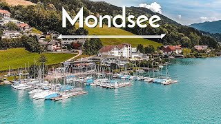 Mondsee 4K Austria by drone [upl. by Dace]