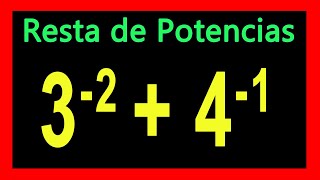 ✅👉 Suma de Potencias con Exponentes Negativos [upl. by Bittner]