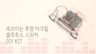 속보이는 투명 아크릴 블루투스 스피커 DIY KIT by 손제호 [upl. by Monson]