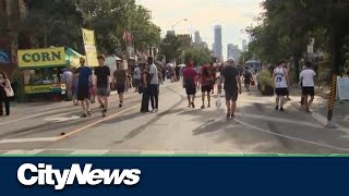 Taste of the Danforth officially kicks off after 4year hiatus [upl. by Hsetim]