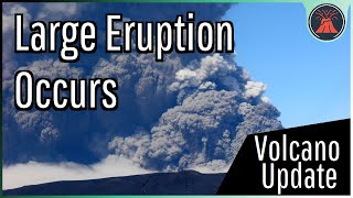 Shiveluch Volcano Eruption Update Large amp Sustained Explosive Eruption Widespread Ashfall [upl. by Yllut]