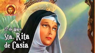 SANTA RITA DE CASIA ADMIRABLE ESPOSA MADRE Y RELIGIOSA ESTIGMATIZADA [upl. by Ettessil]