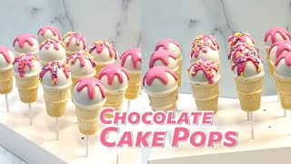 How To Make Chocolate Cake Pops  EASY RECIPE  Cake Pop Class [upl. by Ayotaj79]