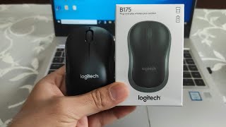 Logitech B175 wireless mouse unboxing and setup [upl. by Feilak]