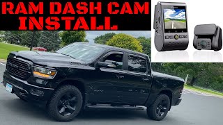 Ram Dash Cam Install Viofo A129 Pro Duo [upl. by Uela]