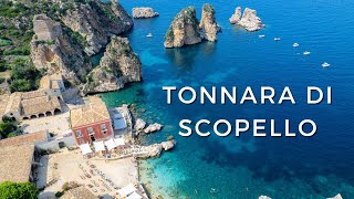 Tonnara di Scopello Sicily 4K Drone Footage [upl. by Riem]