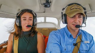 Turbulent Flying in Pensacola  Rainy ILS Approach [upl. by Drareg177]